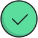 icon of check mark in green circle