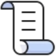 paper or certificate icon