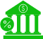 bank icon green