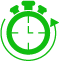 stopwatch icon green